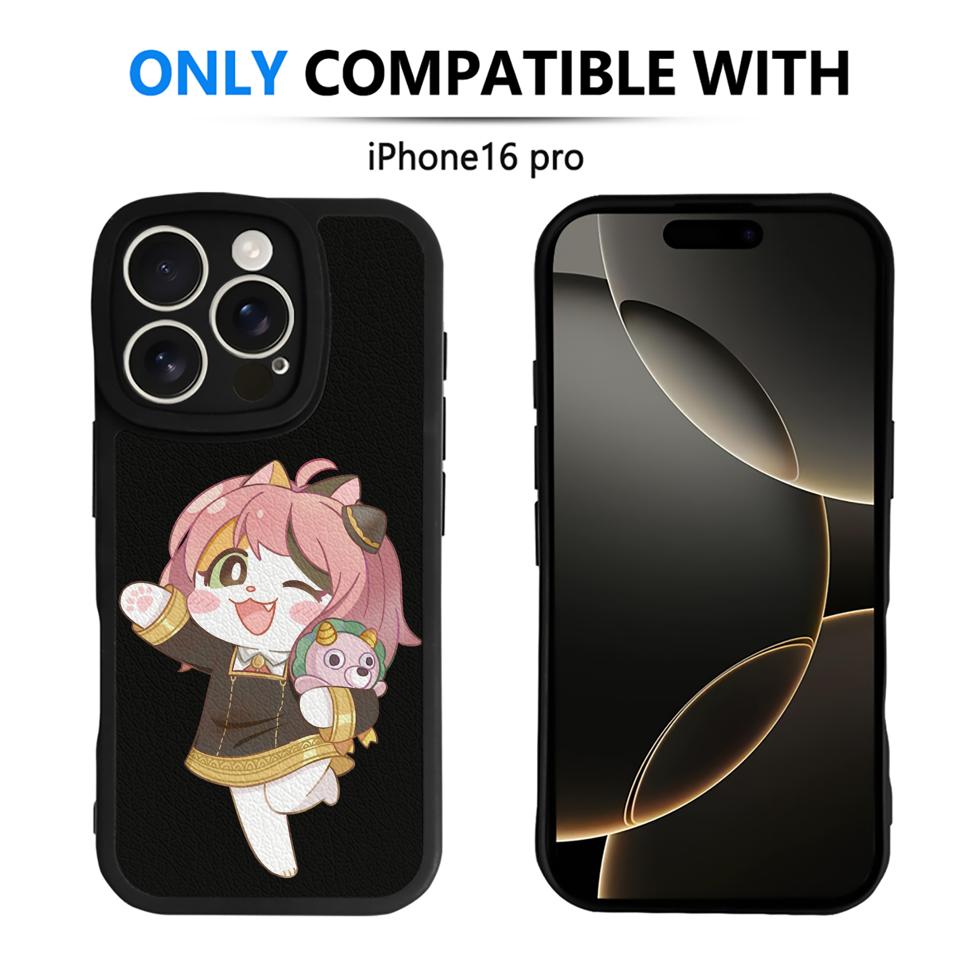 （画像用） SPY×FAMILY间谍家家酒 【iPhone 16シリーズ対応】シリコンスマホケース（レザー調） 材質：シリコン